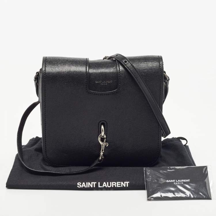 Pre Owned Saint Laurent Black Leather Small Charlotte Toy Crossbody Bag