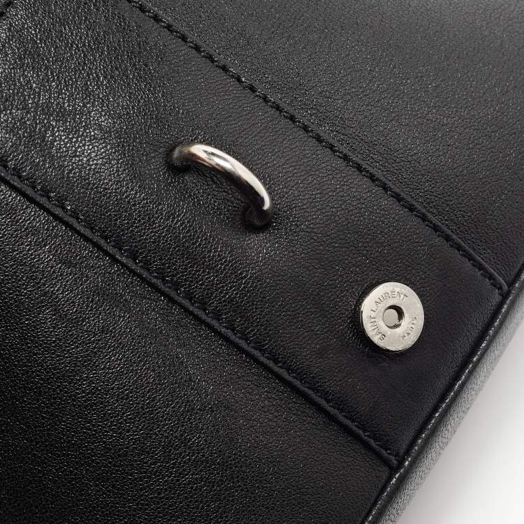 Pre Owned Saint Laurent Black Leather Small Charlotte Toy Crossbody Bag