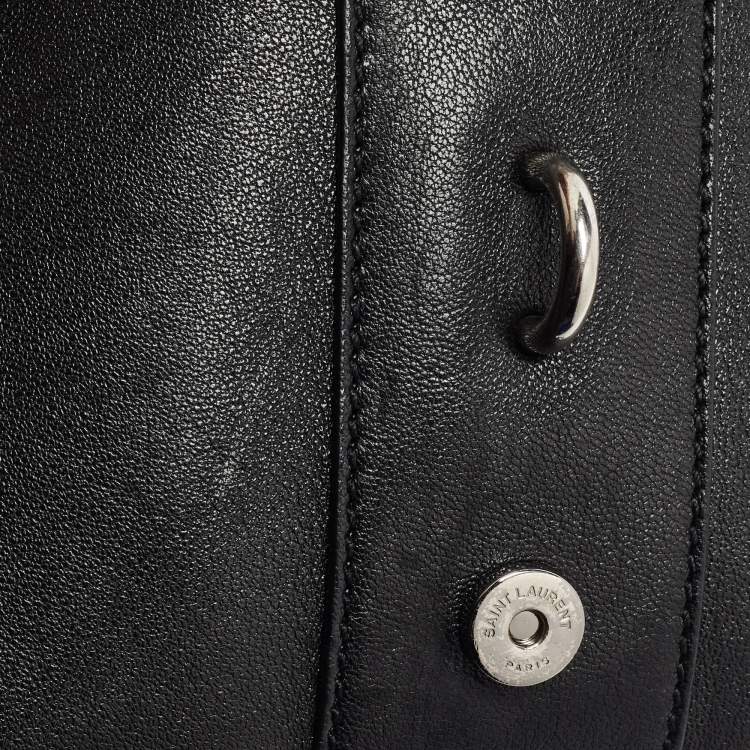 Pre Owned Saint Laurent Black Leather Small Charlotte Toy Crossbody Bag