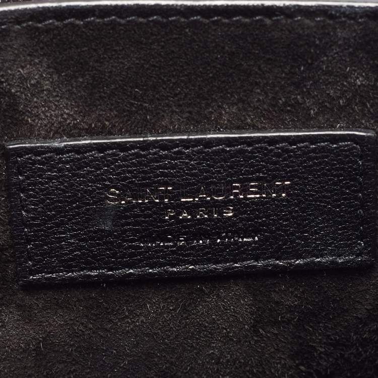 Pre Owned Saint Laurent Black Leather Small Charlotte Toy Crossbody Bag