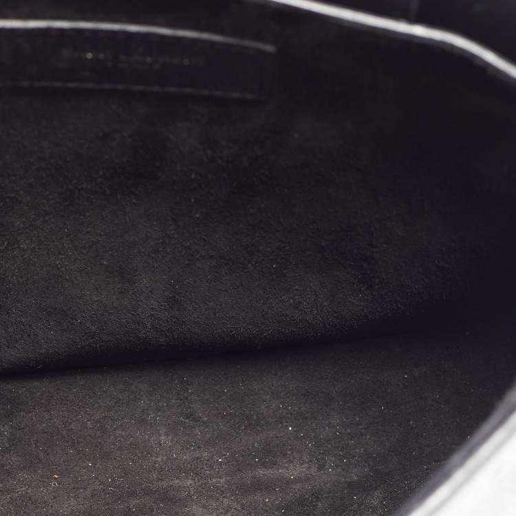 Pre Owned Saint Laurent Black Leather Small Charlotte Toy Crossbody Bag