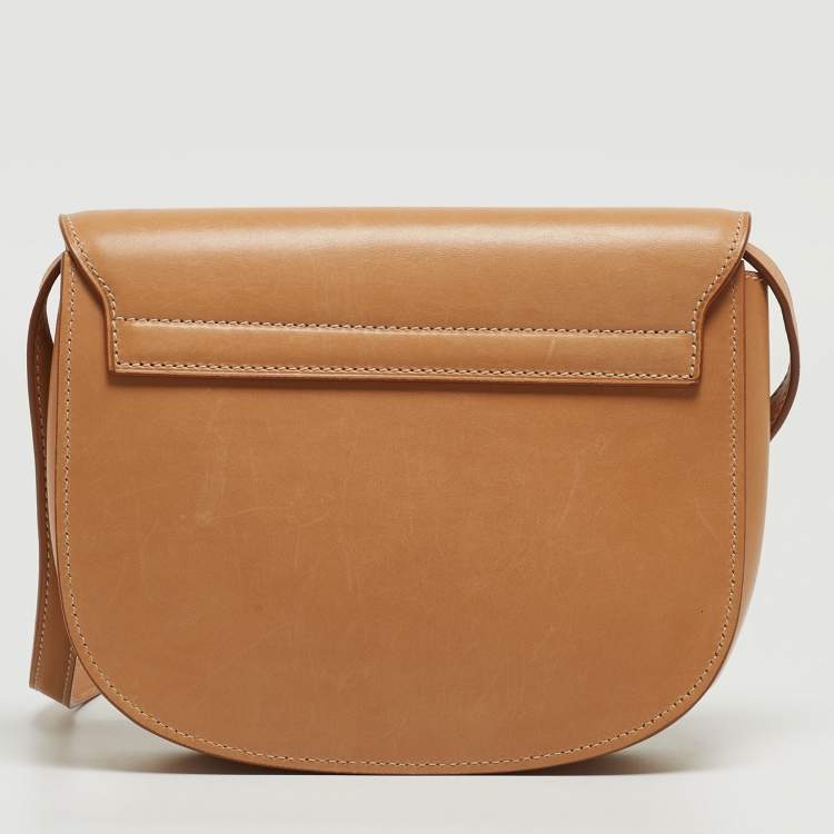 مملوكة مسبقًا Saint Laurent Tan Leather Medium Kaia Shoulder Bag