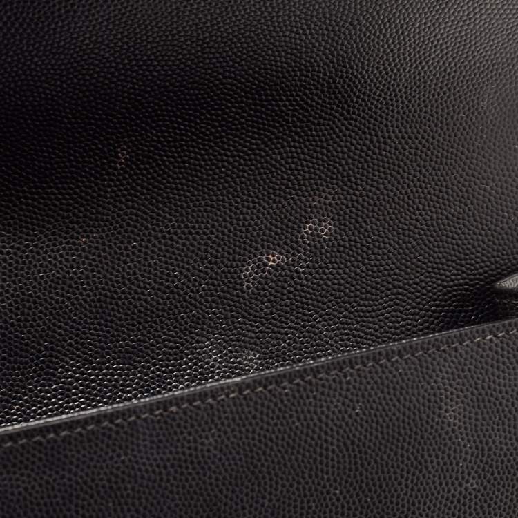 Pre Owned Saint Laurent Black Leather Kate Clutch