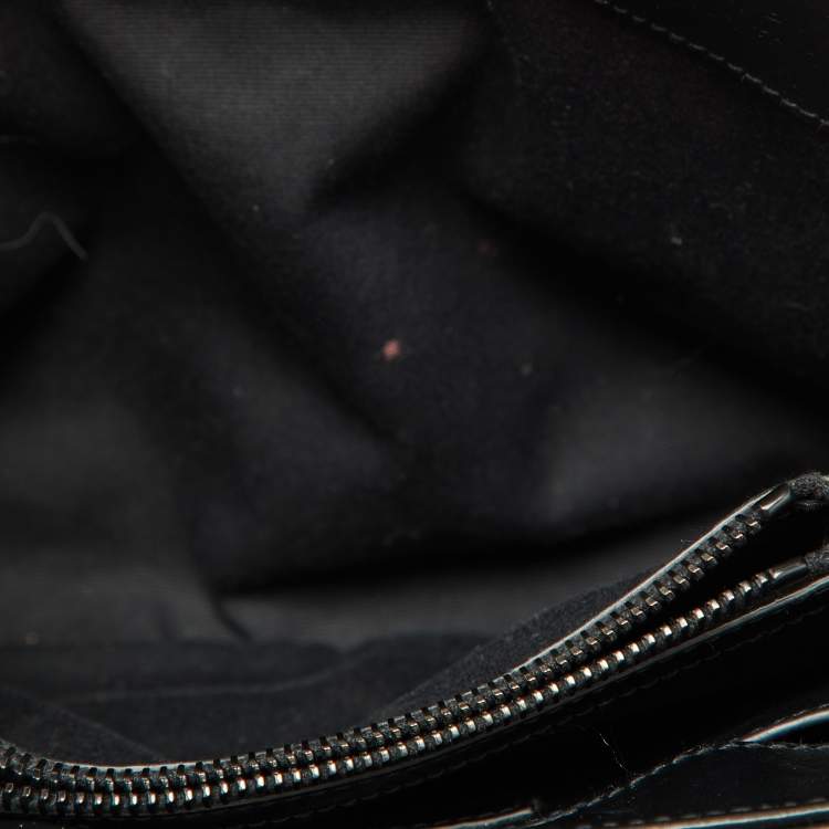 Pre Owned Saint Laurent Black Quilted Leather Small Loulou Shoulder Bag