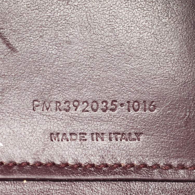 Pre Owned Saint Laurent Burgundy Croc Embossed Leather Nano Classic Sac De Jour Tote