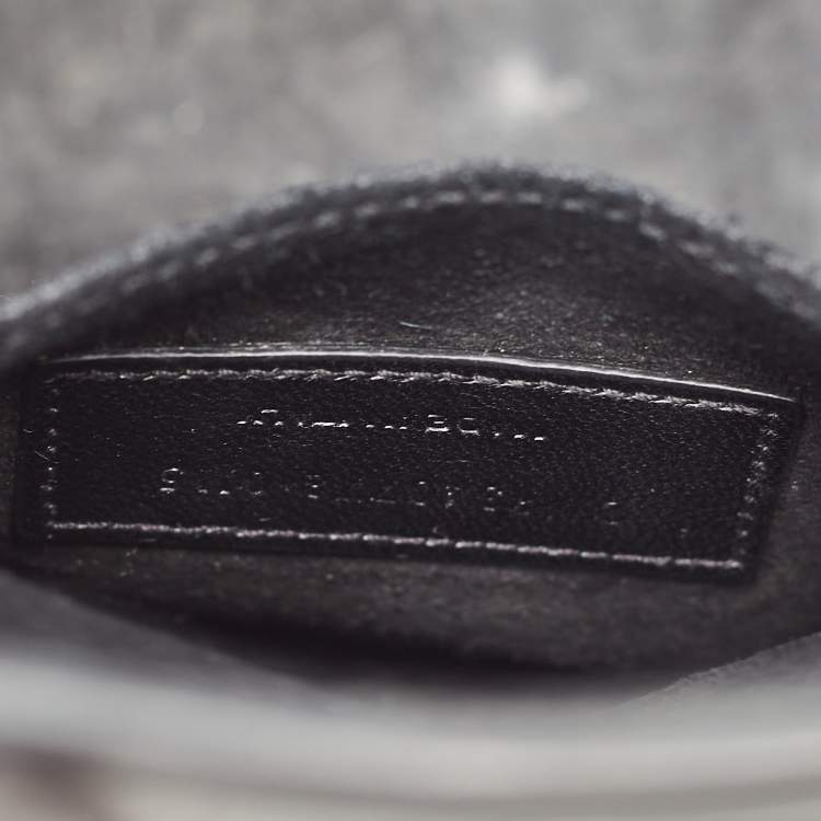 مملوكة مسبقًا Saint Laurent Black Croc Embossed Leather Nano Classic Sac De Jour Tote