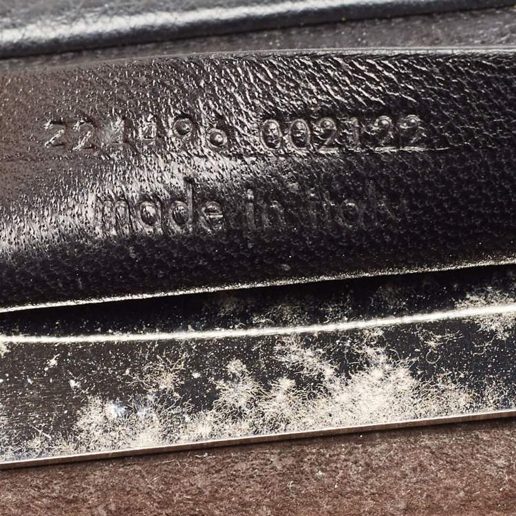 Pre Owned Yves Saint Laurent Black Leather Classic Sac De Jour Tote