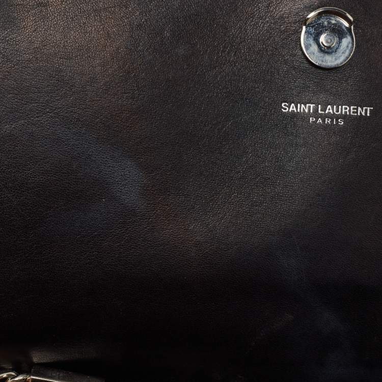 Saint Laurent Green/Brown Python Kate Shoulder Bag