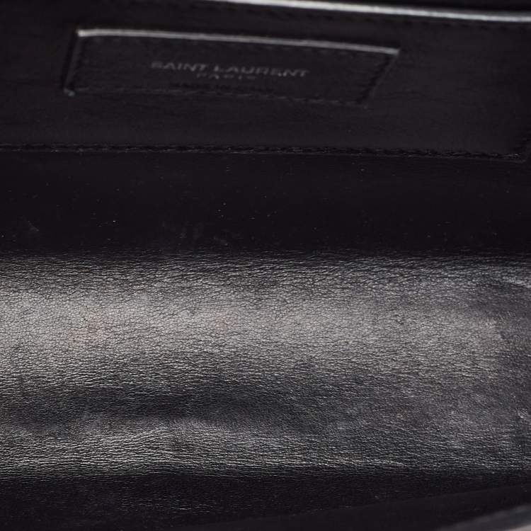 Saint Laurent Green/Brown Python Kate Shoulder Bag
