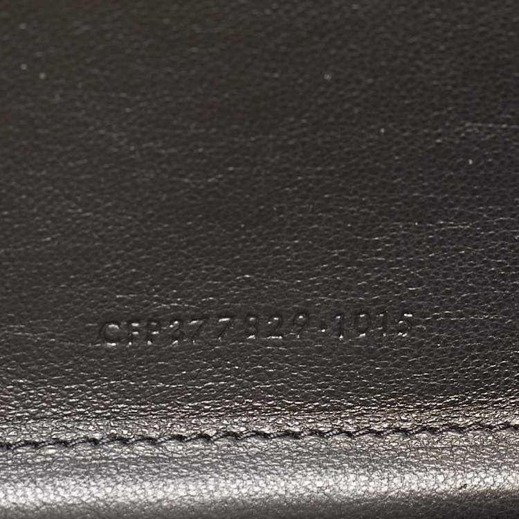 Pre Owned Saint Laurent Beige Leather Kate Chain Clutch