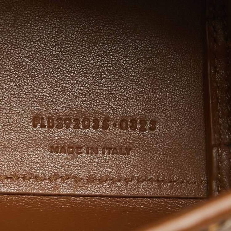 Pre Owned Saint Laurent Brown Leather Nano Classic Sac De Jour Tote