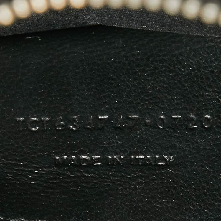 Pre Owned Saint Laurent Croc Embossed Leather Uptown Tote