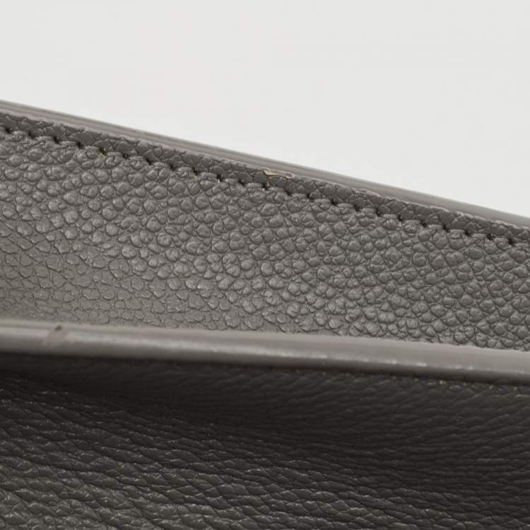 Pre Owned Saint Laurent Grey Leather Small Classic Sac De Jour Tote