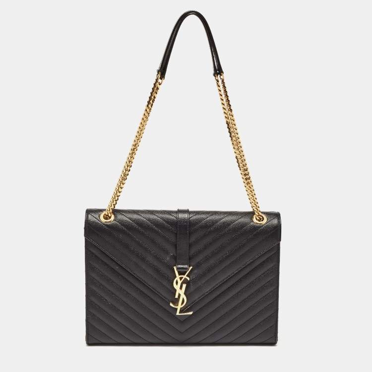 Womens Saint Laurent black Monogram Saint Laurent Matelassé