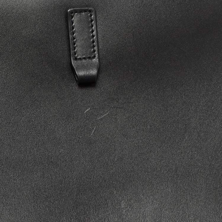 Pre Owned Saint Laurent Black Leather LE 5 À 7 Shoulder Bag