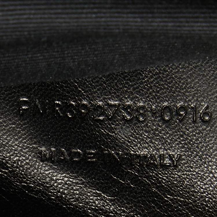 Pre Owned Saint Laurent Burgundy Matelassé Leather Large College Top Handle Bag