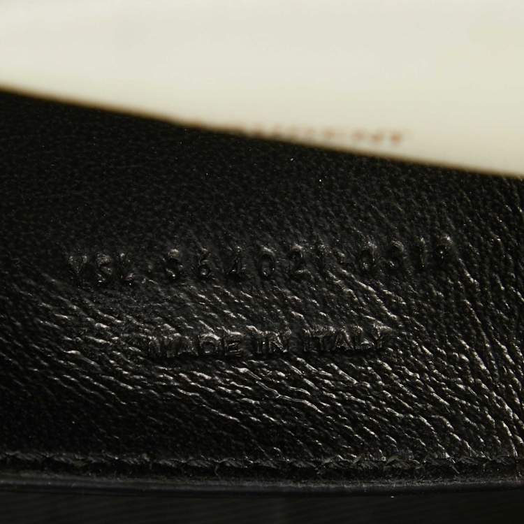 Pre Owned Saint Laurent Cream Leather Medium Kate Star Shoulder Bag