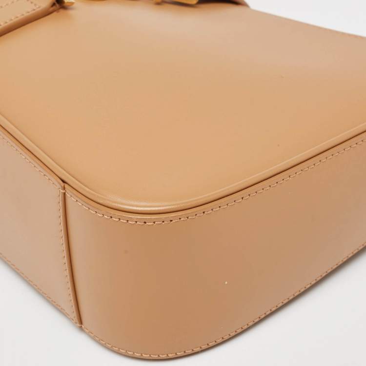 Pre Owned Saint Laurent Brown Leather Le 5 À 7 Hobo