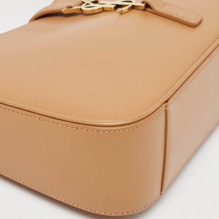 Pre Owned Saint Laurent Brown Leather Le 5 À 7 Hobo