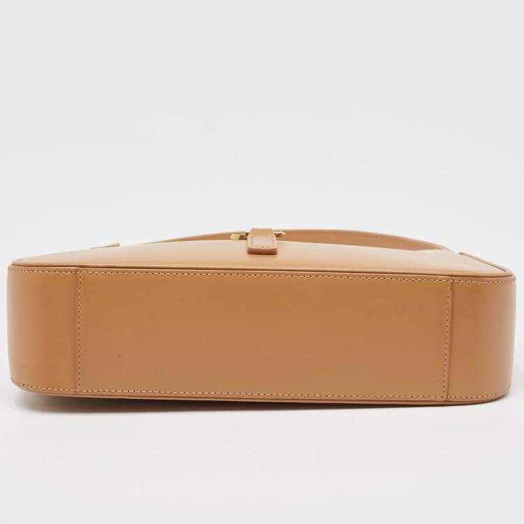 Pre Owned Saint Laurent Brown Leather Le 5 À 7 Hobo