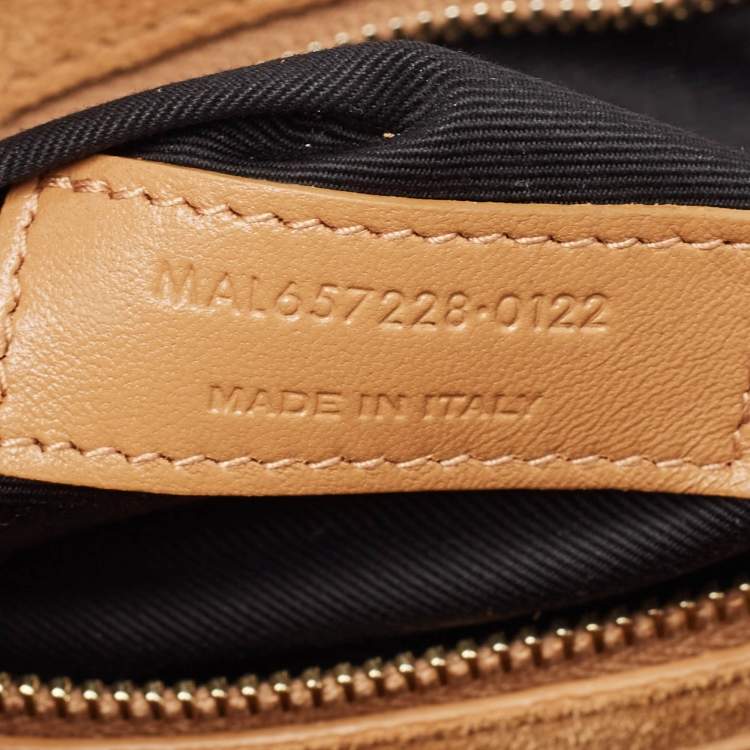 Pre Owned Saint Laurent Brown Leather Le 5 À 7 Hobo