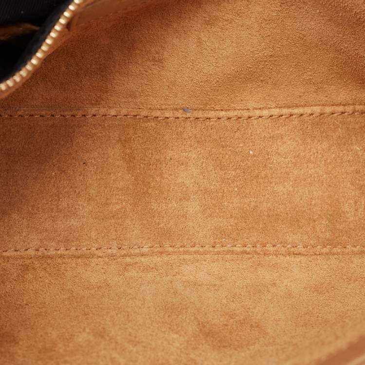 Pre Owned Saint Laurent Brown Leather Le 5 À 7 Hobo