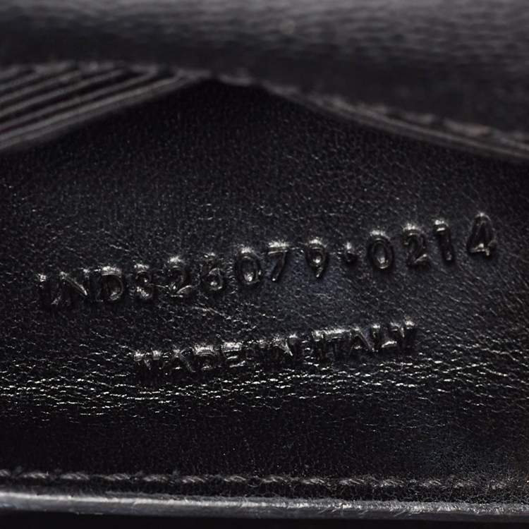 Pre Owned Saint Laurent Black Leather Kate Clutch