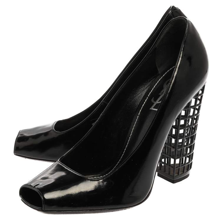 ysl cage heels