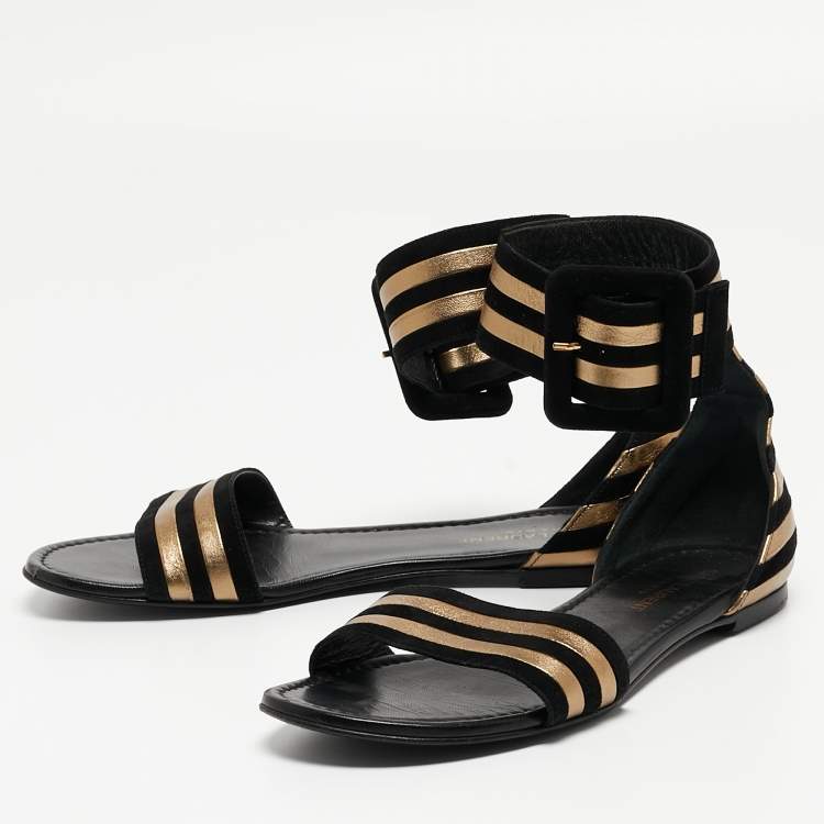 Saint laurent paris sandals hot sale