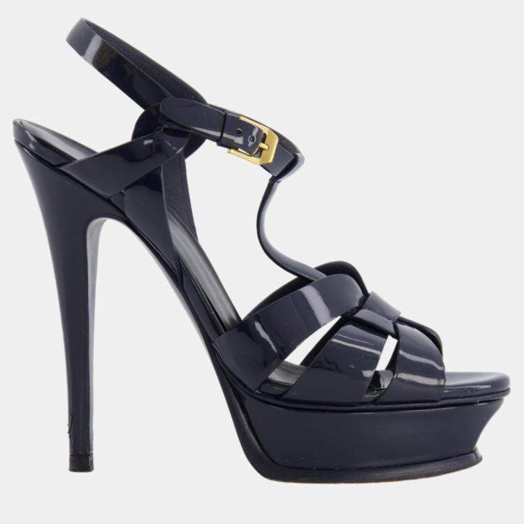 Navy platform heels online