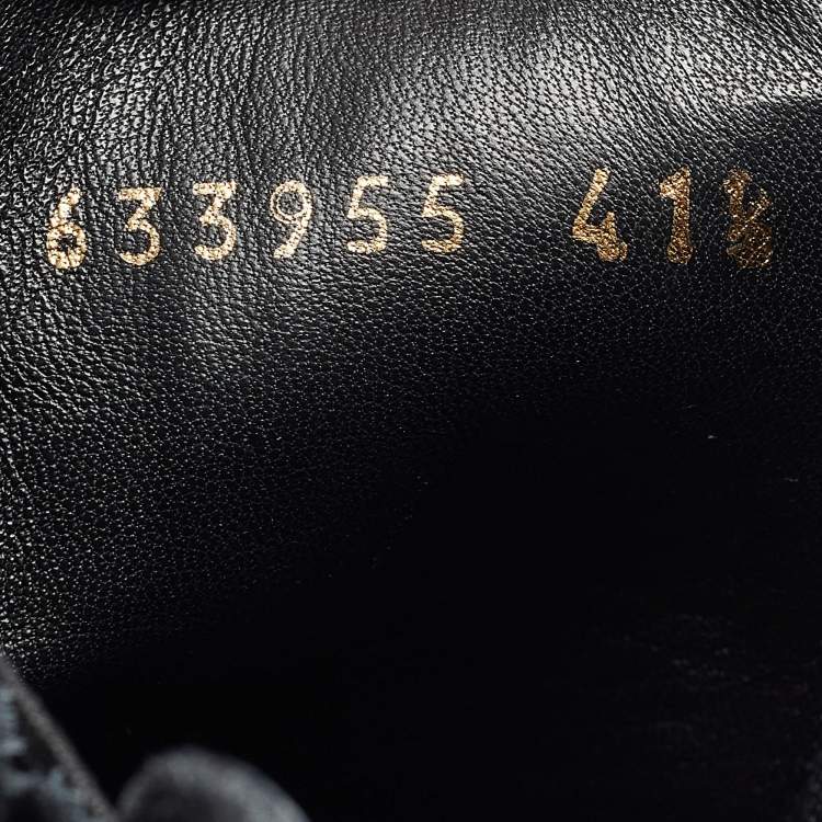 Pre Owned Saint Laurent Black Suede Theo Chelsea Boots Size 41.5