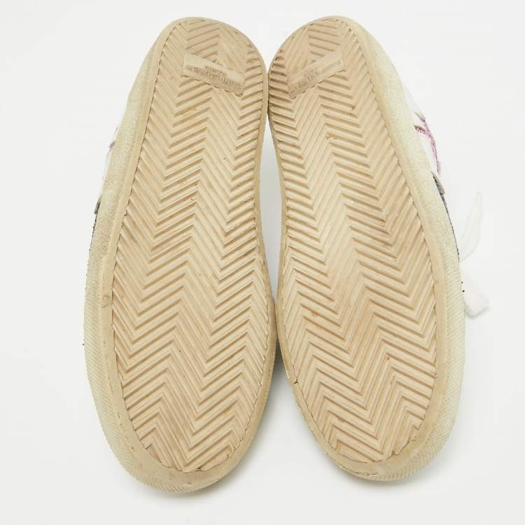 Pre Owned Saint Laurent White Leather Court Classic Sneakers Size 37