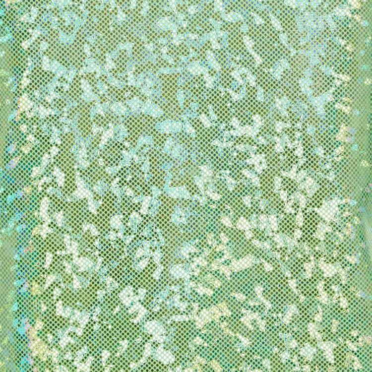 مملوكة مسبقًا Saks Potts Poison Green Foil Print Jersey Cut-Out Top S