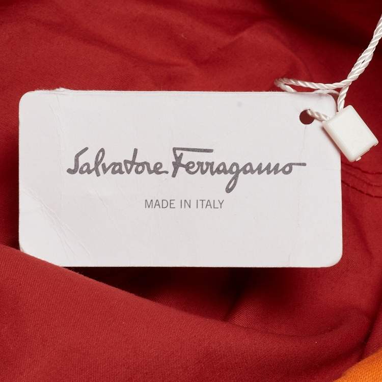 Pre Owned Salvatore Ferragamo Multicolor Floral Print Cotton Bucket Hat Size 58