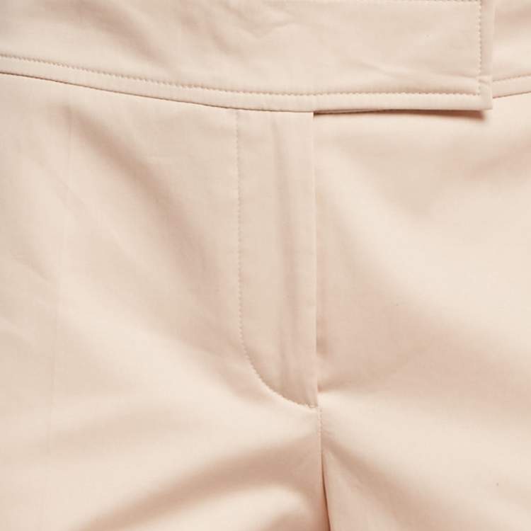 Pre Owned Salvatore Ferragamo Pink Cotton Trousers M