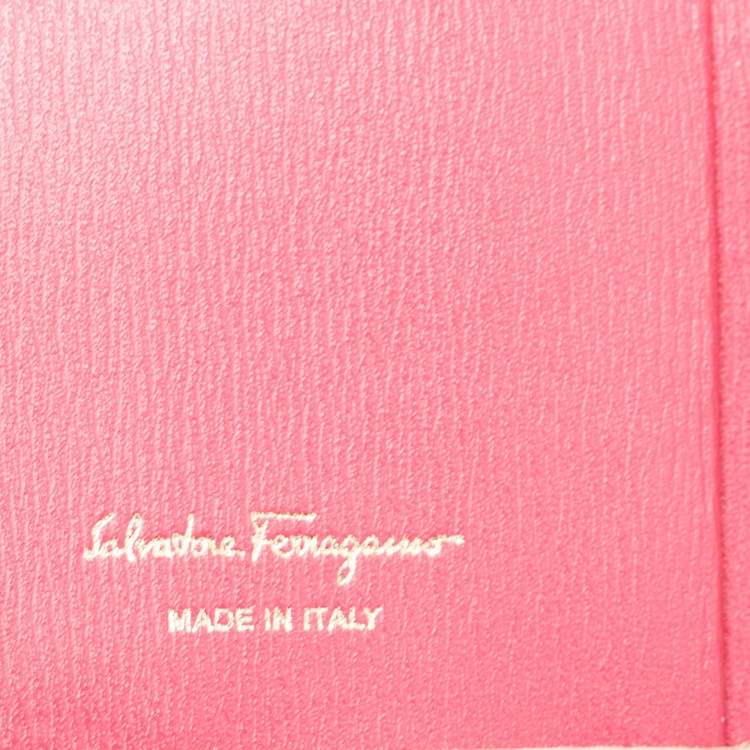 Pre Owned Salvatore Ferragamo Beige Leather City French Wallet