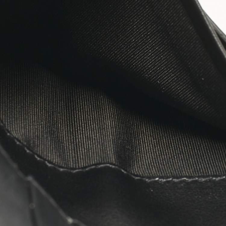 Pre Owned Salvatore Ferragamo Gold Leather Gancini Long Wallet