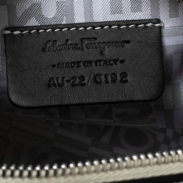Pre Owned Salvatore Ferragamo Multicolor Nylon Fiera Boston Bag