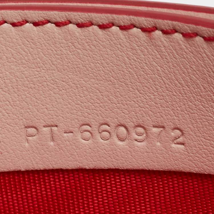 مملوكة مسبقًا Salvatore Ferragamo Red/Pink Leather Card Holder