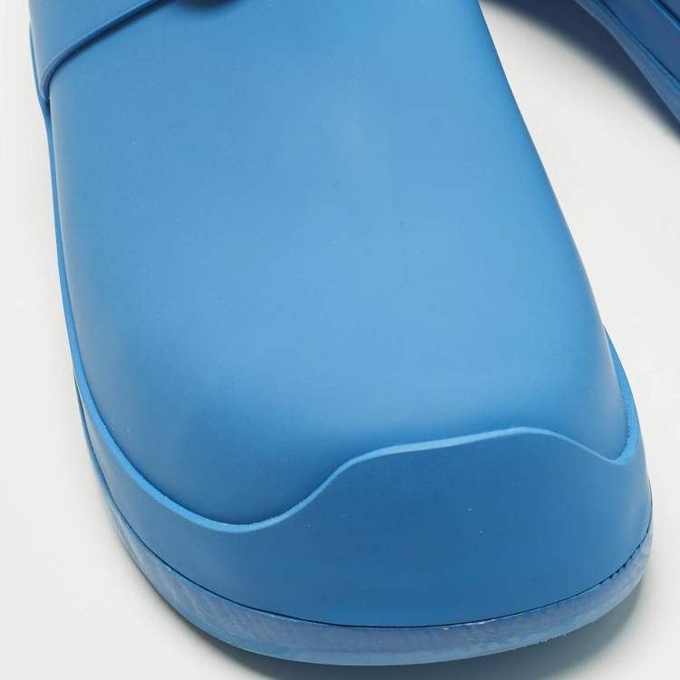 Pre Owned Salvatore Ferragamo Nope Size 39.5 Blue Leather Clogs