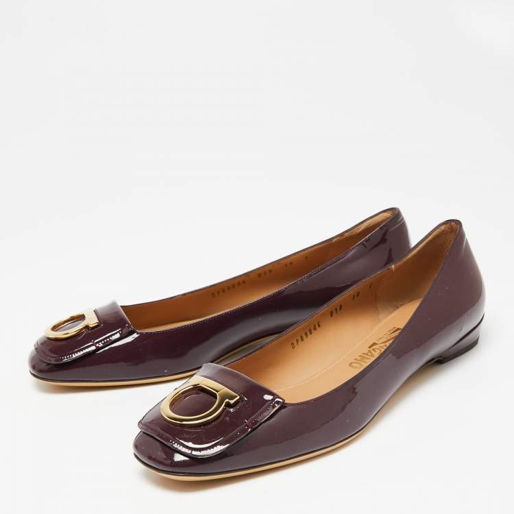 salvatore ferragamo burgundy shoes