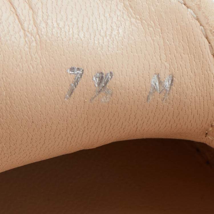 Pre Owned Salvatore Ferragamo Beige Suede Horsebit Slip On Size 38
