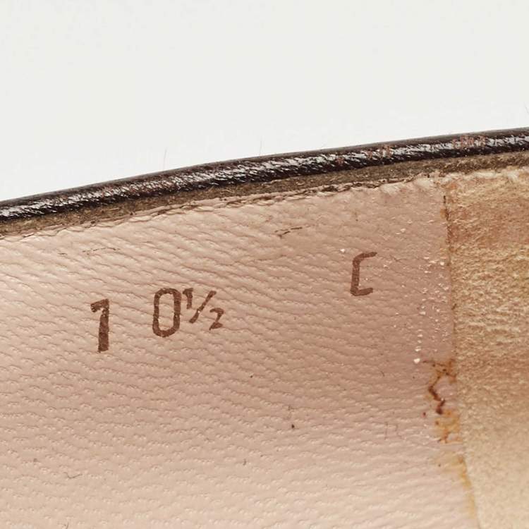 Pre Owned Salvatore Ferragamo Black/Leopard Print Leather Pointed Toe Pumps Size 41