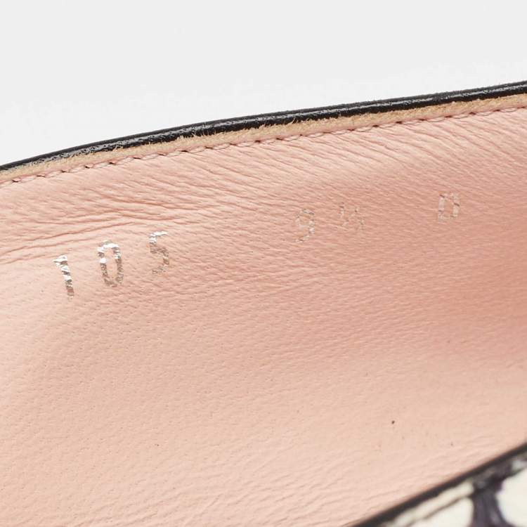 Pre Owned Salvatore Ferragamo Two Tone Python Varina Bow Ballet Flats Size 40
