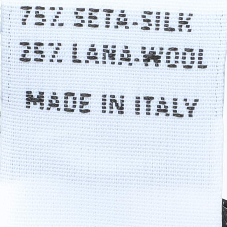 Pre Owned Salvatore Ferragamo Blue Gancini Wool & Silk Jacquard Scarf