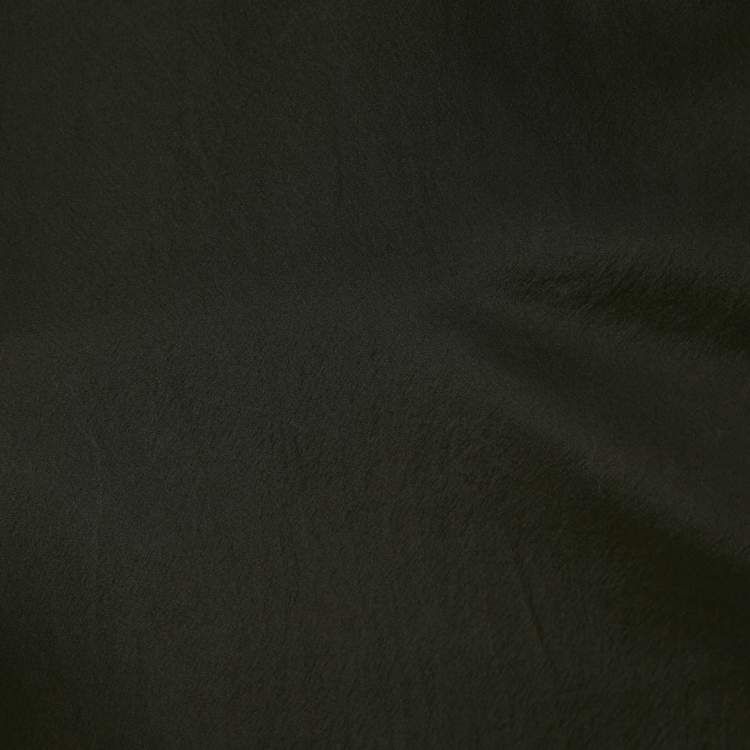 Pre Owned Salvatore Ferragamo Black Silk Shirt Dress M