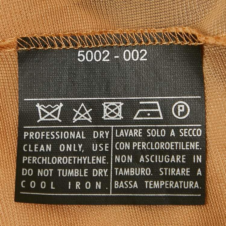 Pre Owned Salvatore Ferragamo Black Rib Knit Strappy Dress S