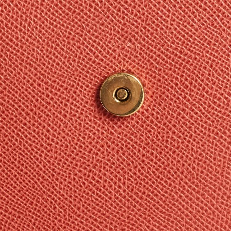 Pre Owned Salvatore Ferragamo Brick Red Leather Mini Gancini Top Handle Bag