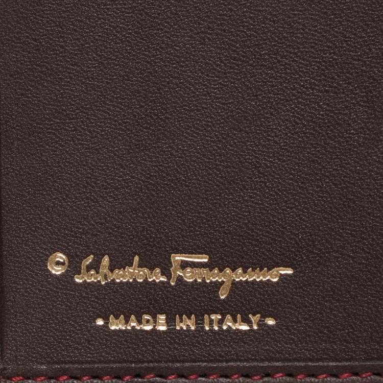 مملوكة مسبقًا Salvatore Ferragamo Multicolor Jungle Print Fabric Flap Continental Wallet