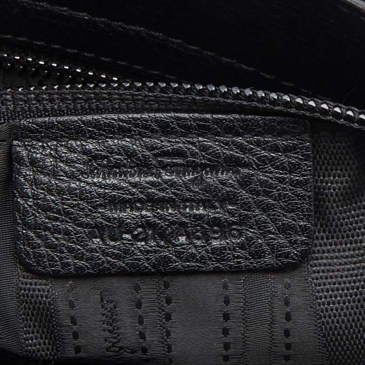 مملوكة مسبقًا Salvatore Ferragamo Black Leather Medium Sofia Top Handle Bag
